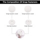 Kam Snap Buttons with Storage Case